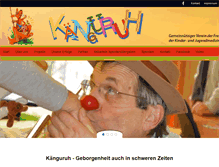 Tablet Screenshot of kaenguruh-ev.de